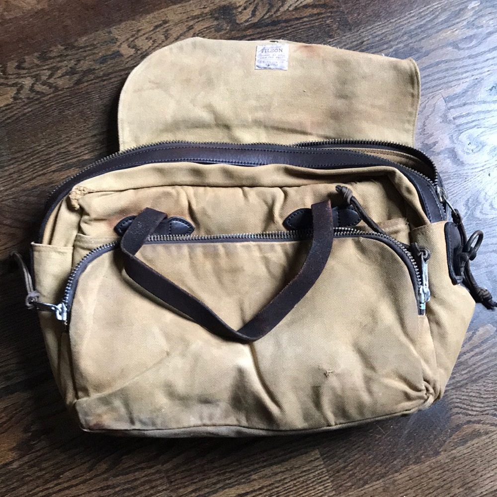 RUGGED TWILL PADDED COMPUTER BAG